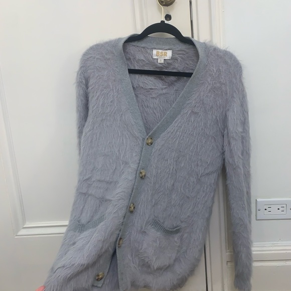 Lazy Day Fuzzy Knit Cardigan Sweater - Picture 4 of 7